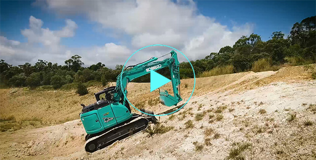 Image Sneak Peek SK135SR-5 Filming 4 - Kobelco Excavators