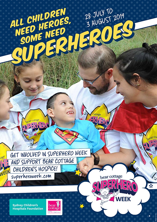 Image Kobelco Proudly Supporting Bear Cottage Superhero Week 1 - Kobelco Excavators